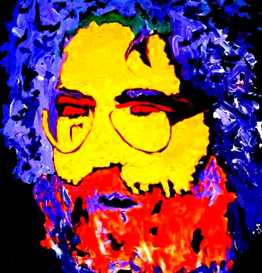 Jerry Rocks Painting by Neal Barbosa