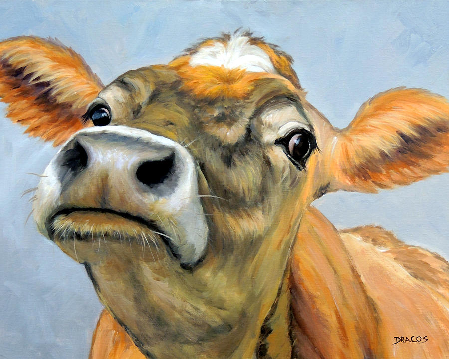 Jersey Calf Watercolor - Baby Cow