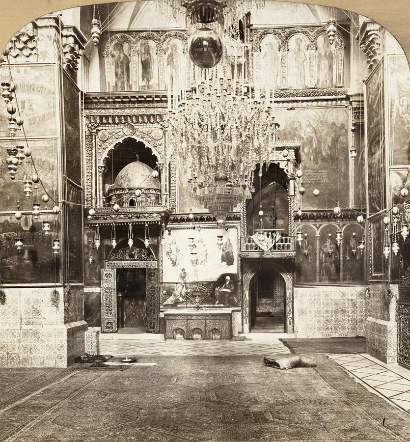 Jerusalem Armenian Church Painting by Granger
