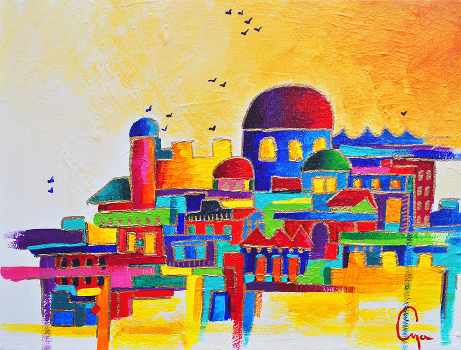 Jerusalem Painting by Dawnstarstudios