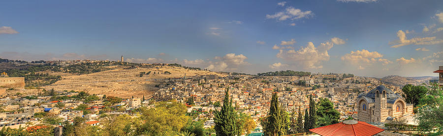 Jerusalem Landscape Photograph by Don Wolf
