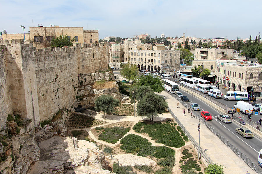 Jerusalem Old City Wall Photograph by Munir Alawi