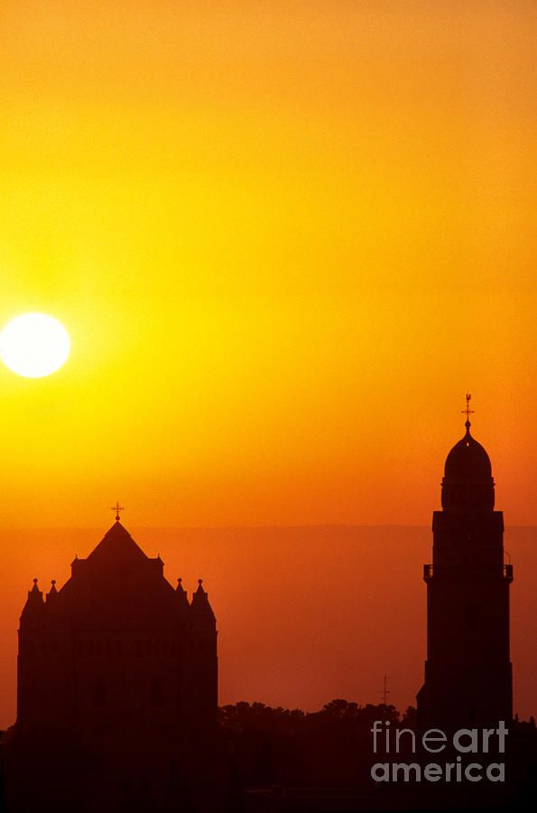 Jerusalem Sunrise Photograph by Thomas R Fletcher
