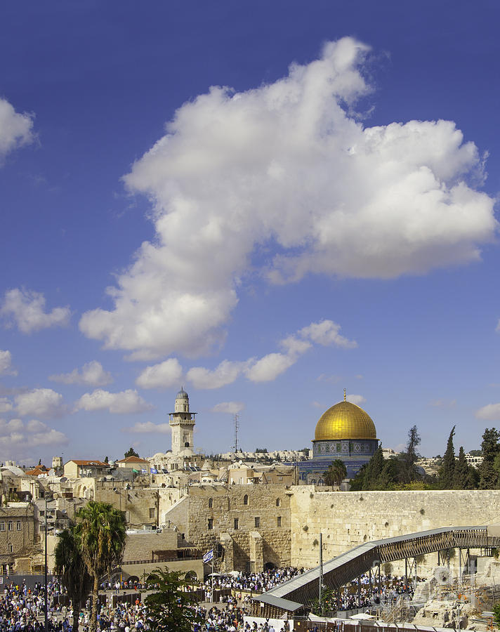 Jerusalem- The western wall Photograph by Stella Levi