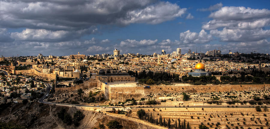 Jerusalem view Photograph by Photo by Dan Goldberger