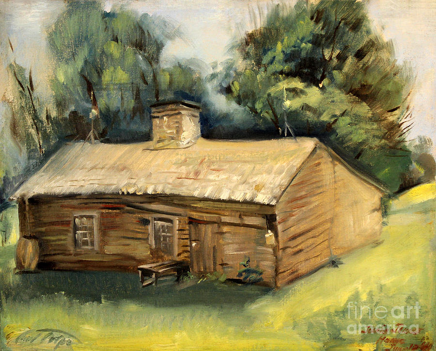 Jesse James Home 1940 Painting by Art By Tolpo Collection