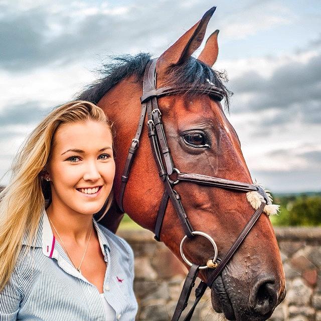 Horse Photograph - Jessica & Gunner by Aleck Cartwright