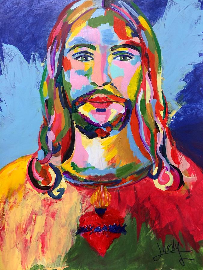 Jesuschrist Jesucristo Jesus Christ Painting by Luzdy Rivera