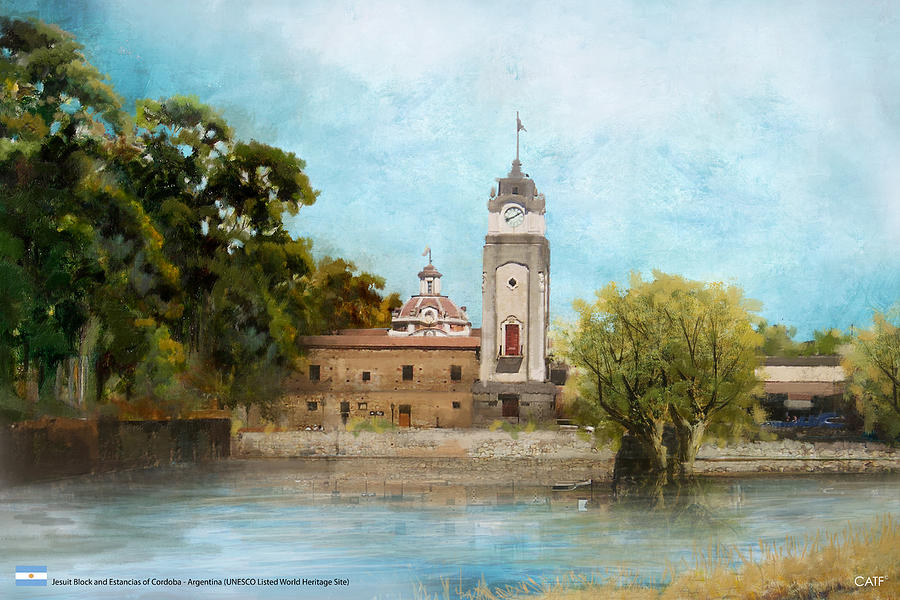 Jesuit Block and Estancias of Cordoba Painting by Catf