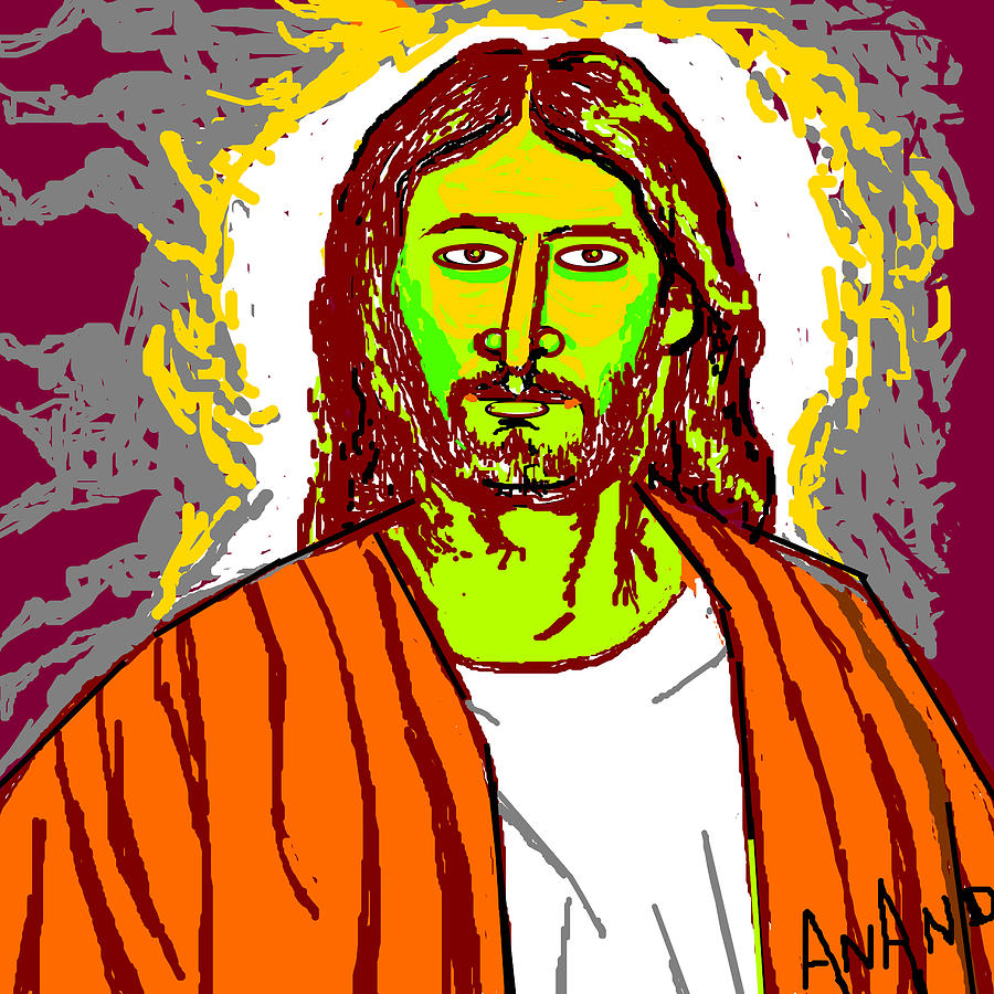Jesus-1 Digital Art by Anand Swaroop Manchiraju