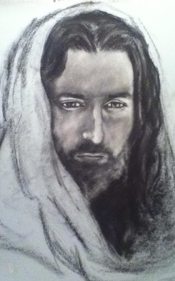 Jesus Drawing by Amanda Parks - Fine Art America