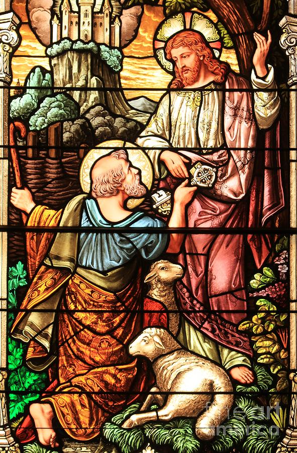 Jesus And The Lamb Photograph by Adam Jewell