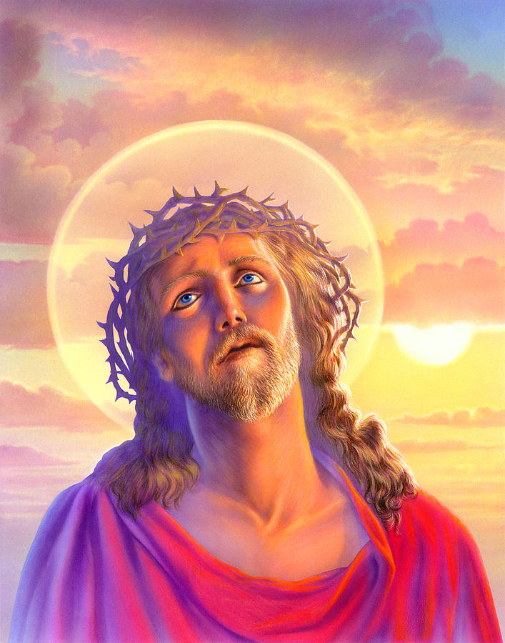 Portrait Photograph - Jesus by MGL Meiklejohn Graphics Licensing