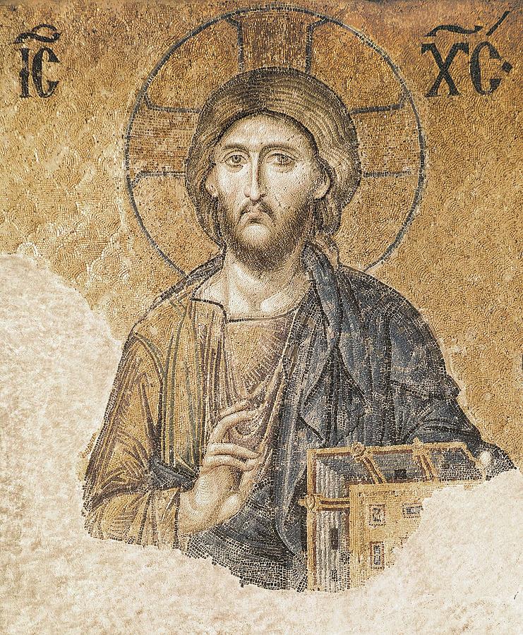 Jesus Christ Blessing. 11th C. Turkey Photograph by Everett - Pixels