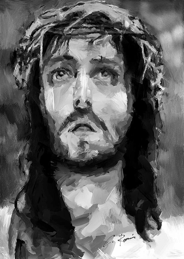 Jesus Christ Painting by Charlie Roman