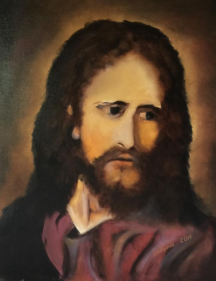 Jesus Christ Painting by Ryszard Ludynia