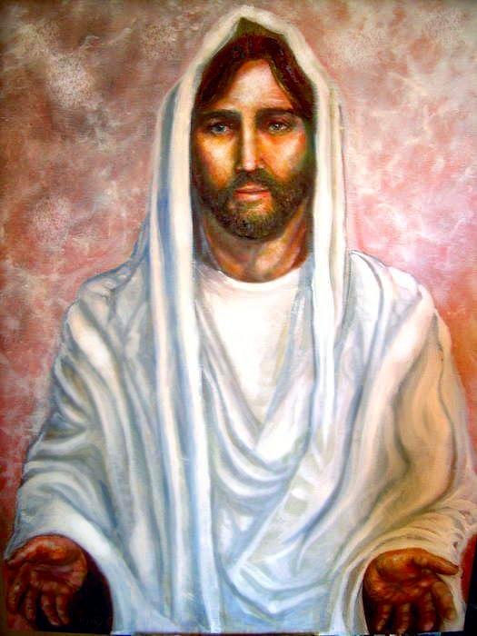 Jesus Christ Son of God  Painting by Leland Castro