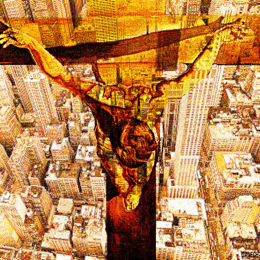 Jesus Christ Digital Art - Jesus  by GANECH Graphics