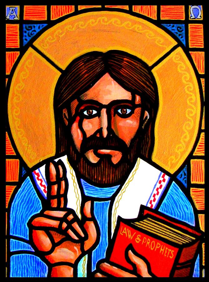 Jesus Icon Eastern Orthodox Painting by Jim Harris