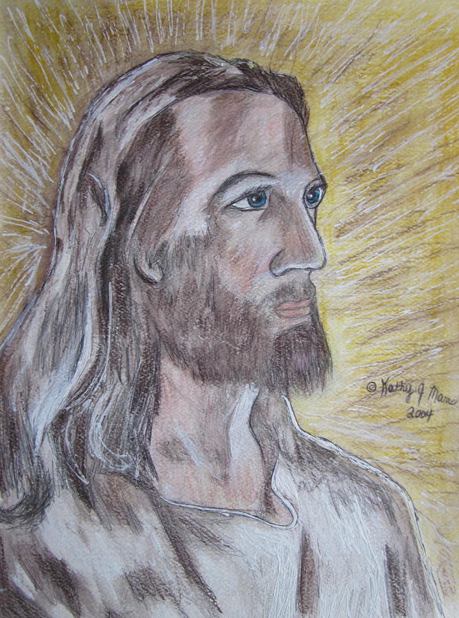 Jesus Painting by Kathy Marrs Chandler
