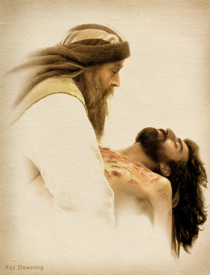 Jesus Christ Digital Art - Jesus Laid to Rest by Ray Downing