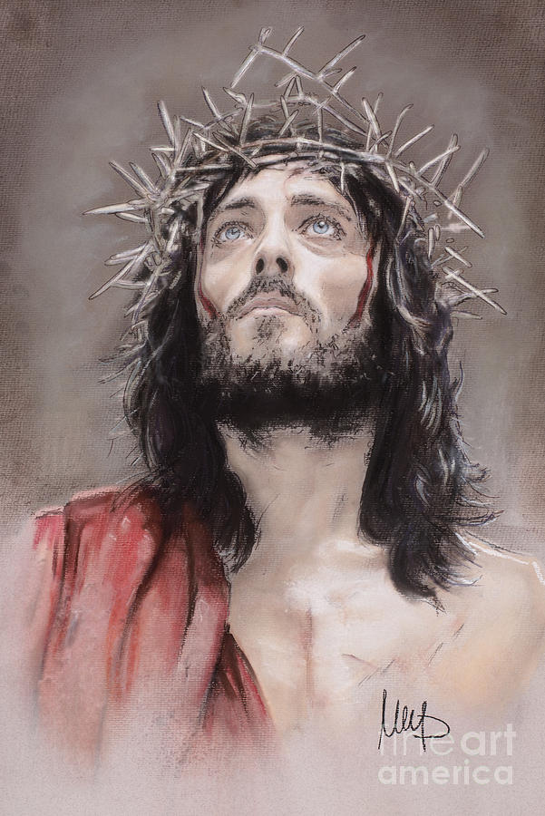 Jesus Drawing by Melanie D Fine Art America