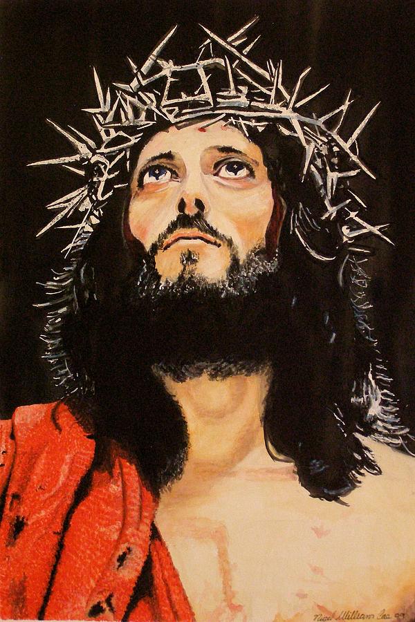 Jesus Of Nazereth Painting by Nigel Coe - Pixels