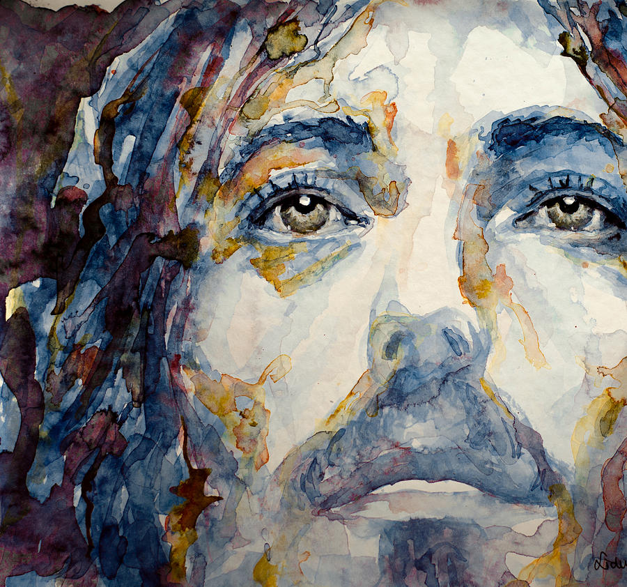 Jesus On The Cross Painting by Laur Iduc