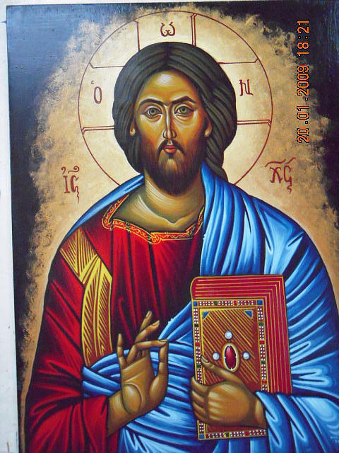 Jesus Pantokrator Painting by Nadina - Fine Art America