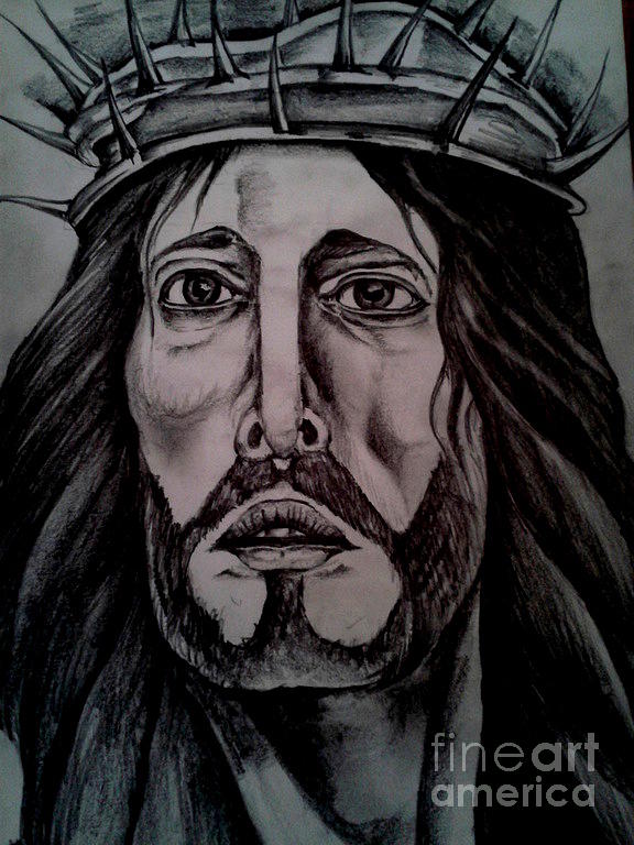 Jesus Drawing by Soumen Roy | Fine Art America