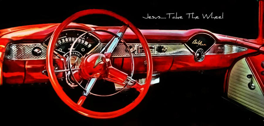 Jesus Take The Wheel Photograph by Vic Montgomery