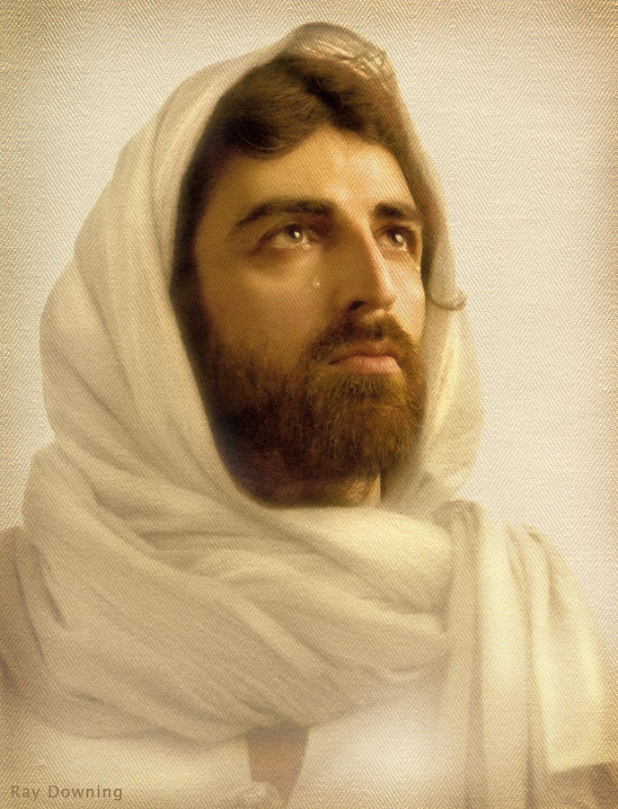 Jesus Digital Art - Jesus Wept by Ray Downing