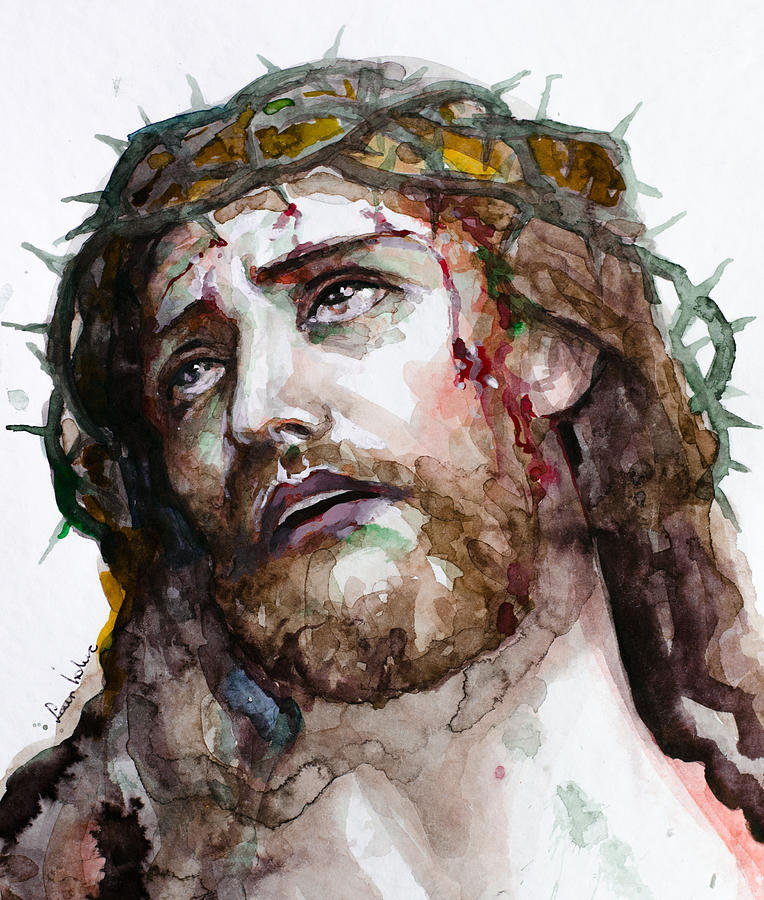 Jesus Christ Painting - The Suffering God by Laur Iduc