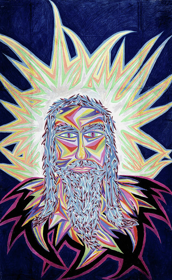 Jesus Year 2000 Painting by Robert SORENSEN