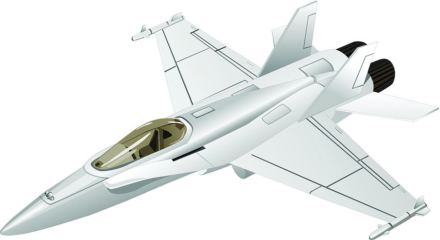 Jet Fighter (Vector) Drawing by Jamesbenet