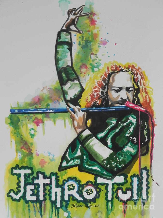 Jethro Tull Painting - Jethro Tull by Chrisann Ellis