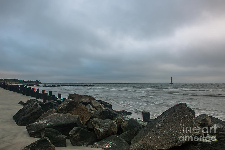 Jetties To Lighthouse Photograph