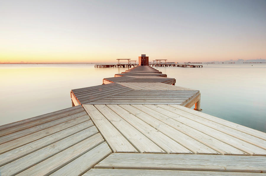 Jetty In Mar Menor Photograph by By N4n0