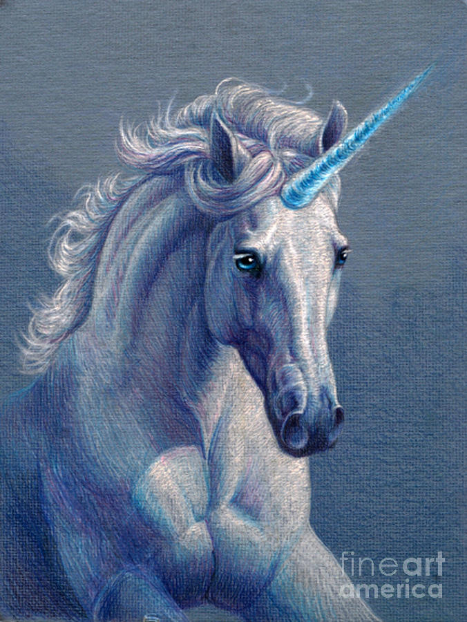 Unicorn Painting - Jewel by Heidi Carson