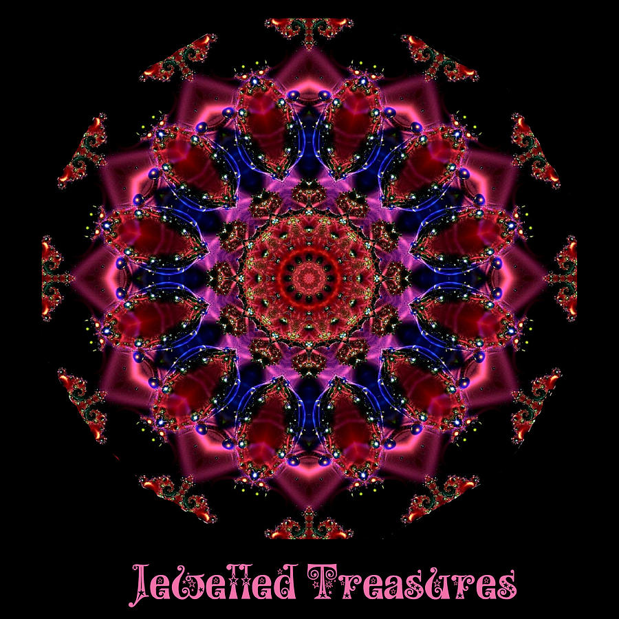 Jewelled Treasure 12 Digital Art by Charmaine Zoe