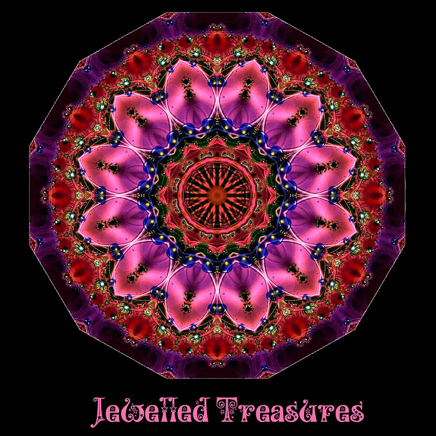Jewelled Treasure No 4 Digital Art by Charmaine Zoe