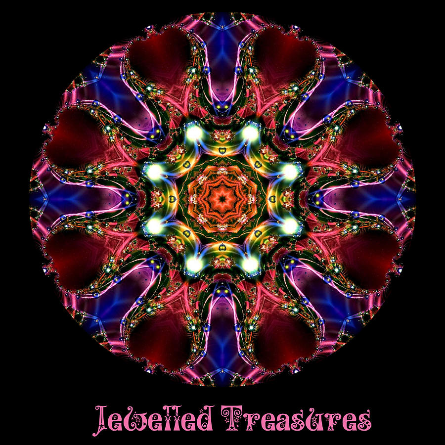 Jewelled Treasure No 9 Digital Art by Charmaine Zoe