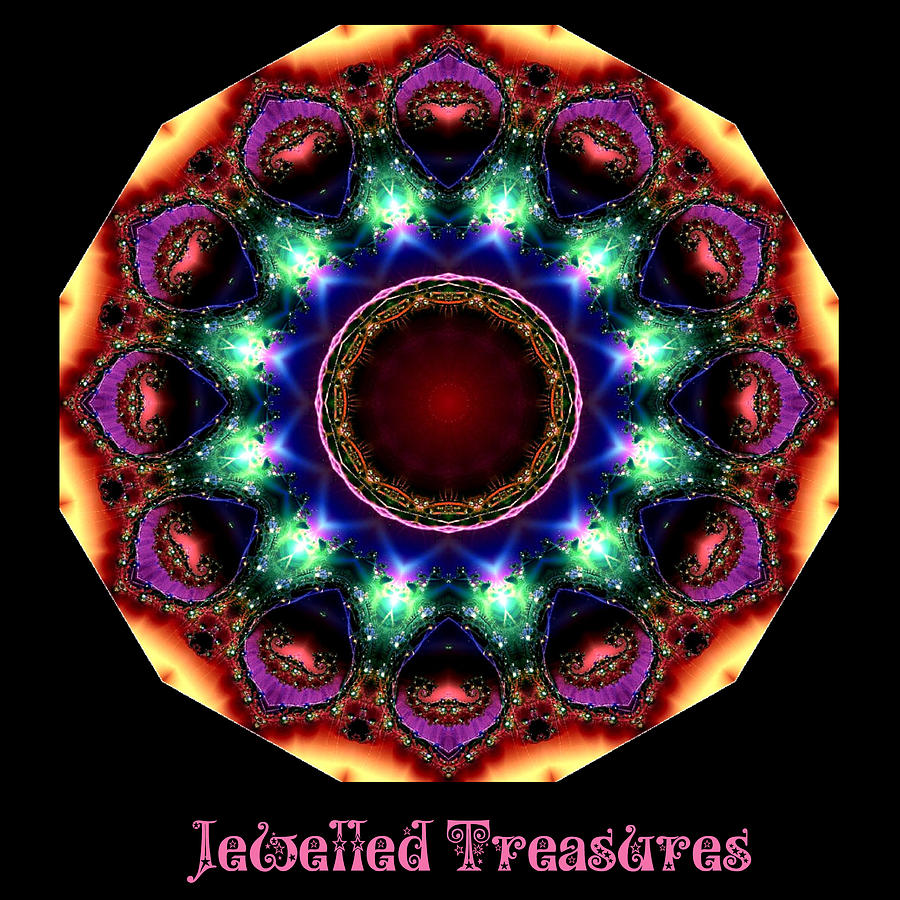 Jewelled Ttreasure No 5 Digital Art by Charmaine Zoe