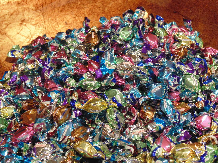 Jewels Colorful Foil Wrapped Candy Photograph by Dotti Hannum - Fine ...