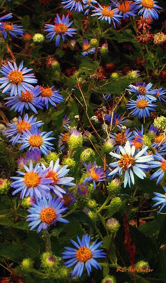 Flower Painting - Jewels Pastorale by RC DeWinter