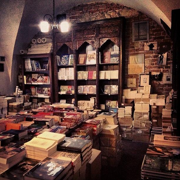 Book Photograph - Jewish Bookstore in Cracow by Ela Tomaszewska