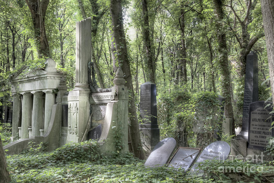 Berlin Photograph - Jewish Cemetery Weissensee Berlin by Julie Woodhouse