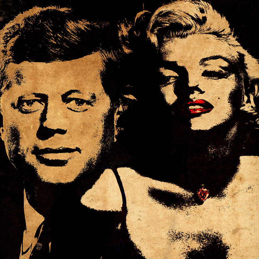 JFK and Marilyn Photograph by Andrew Fare