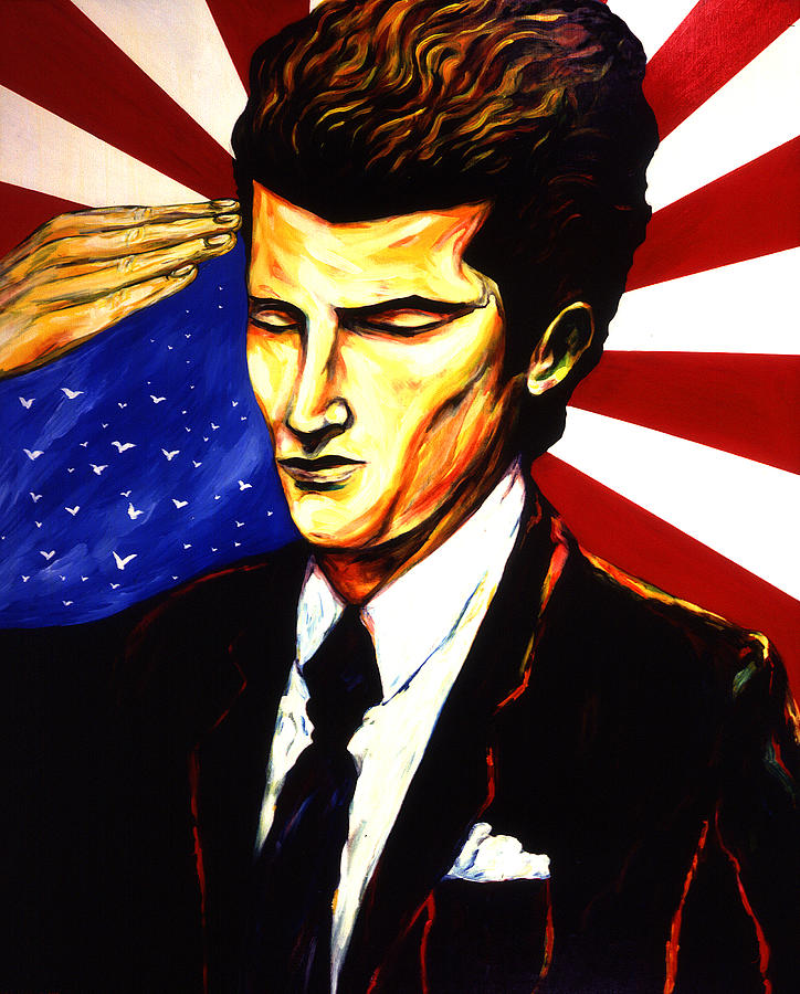 John Fitzgerald Kennedy Painting - JFK jr. by Cardell Walker
