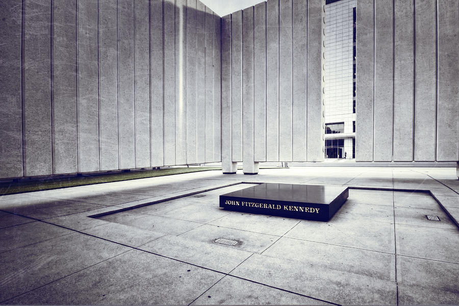 Dallas Photograph - JFK Memorial by Joan Carroll